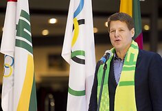 &bdquo;Audimas&ldquo; pristatytė Lietuvos olimpiečių, kovosiančių Sočio žiemos olimpinėse žaidynėse aprangą.