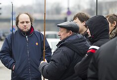 Žvejų protestas prie Seimo