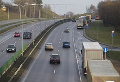 Vilkikų spūstis link Medininkų pasienio posto.