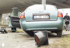 Avarijos vietoje Vilniuje, Laisvės pr.
