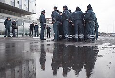 Naujasis policijos pastatas &scaron;alia Pilaitės pr.