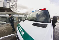 Naujasis policijos pastatas &scaron;alia Pilaitės pr.