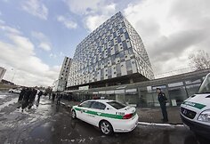Naujasis policijos pastatas &scaron;alia Pilaitės pr.