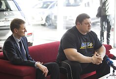 Renaldas Gineika ir Žydrūnas Savickas