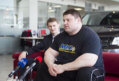 Renaldas Gineika ir Žydrūnas Savickas