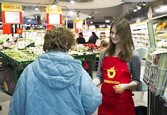 Prezidentė Dalia Grybauskaitė pradėjo dešimtąją „Maisto banko“ akciją.