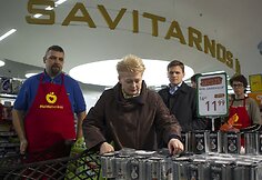 Prezidentė Dalia Grybauskaitė pradėjo dešimtąją „Maisto banko“ akciją.