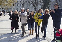 Studentų i&scaron; Ukrainos protestas 