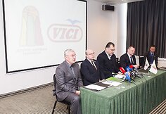 Spaudos konferencija.