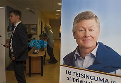 Artūro Paulausko rinkimų &scaron;tabas.