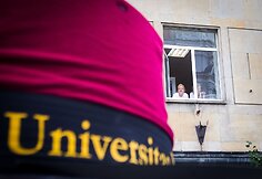 Vilniaus Universiteto (VU) studentai griausmingai paminėjo mokslo metų pradžią.