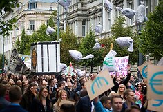 Vilniaus Universiteto (VU) studentai griausmingai paminėjo mokslo metų pradžią.
