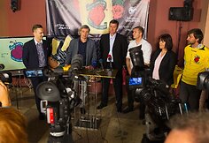 Pristatytas projektas: &bdquo;Atne&scaron;k savo &scaron;irdį&ldquo;. Futbolas: Lietuva - Estija/Slovėnija.