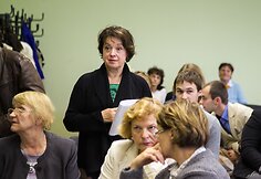 Ar&scaron;i moterų teisių gynėjų ir abortų prie&scaron;ininkų diskusija.