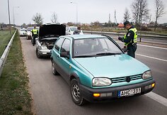 Vilniaus kelių policijos reidas