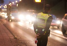 Vilniaus policija gaudė A juostą užimančius automobilių vairuotojus