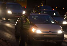 Vilniaus policija gaudė A juostą užimančius automobilių vairuotojus