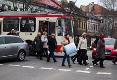 Troleibuso ir &bdquo;Audi&ldquo; avarija Vilniuje