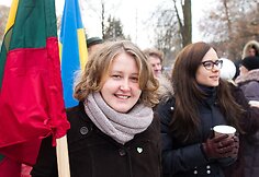 Pievai prie&scaron;ais Rusijos ambasadą neoficialiai suteiktas &bdquo;Euro Maidano&ldquo; vardas.