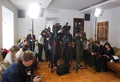 Artūras Zuokas ir Lietuvos Laisvės sąjungos kandidatai Vilniuje.