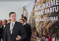 Artūras Zuokas ir Lietuvos Laisvės sąjungos kandidatai Vilniuje.