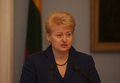 Lietuvos Respublikos Prezidentė Dalia Grybauskaitė priėmė Lietuvoje vie&scaron;intį Europos Sąjungos Prezidentą Hermaną van Rompuy.