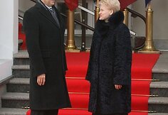 Dalia Grybauskaitė priėmė Estijos prezidentą Toomą Hendriką Ilvesą ir Latvijos prezidentą Valdį Zatlerį.