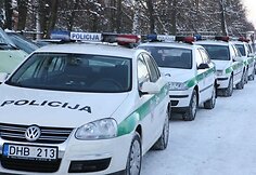 Vilniaus policijos patruliai ruošiasi Naujųjų Metų sutiktuvėms