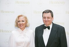 Rolandas Valiūnas su žmona Renata