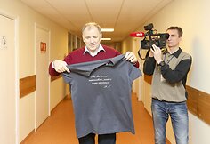 Vytenio Povilo Andriukaičio spaudos konferencija po pilvo operacijos