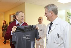 Vytenio Povilo Andriukaičio spaudos konferencija po pilvo operacijos