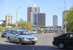 Kamščiai Vilniaus gatvėje