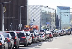 Kamščiai Vilniaus gatvėje