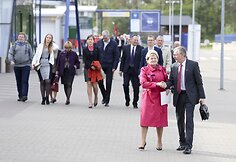  Į penktadienį vykusį Lietuvos socialdemokratų partijos suvažiavimą politikai puo&scaron;ėsi, kaip į &scaron;ventę.