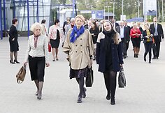  Į penktadienį vykusį Lietuvos socialdemokratų partijos suvažiavimą politikai puo&scaron;ėsi, kaip į &scaron;ventę.