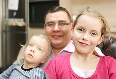 Monikos ir Lauryno Kasčiūnų &scaron;eima &ndash; &scaron;e&scaron;i mu&scaron;kietininkai