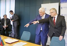 Pim van Ballekom ir Rimantas Šadžius