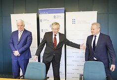 Pim van Ballekom, Rimantas Šadžius ir Kęstutis Trečiokas