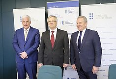 Pim van Ballekom, Rimantas Šadžius ir Kęstutis Trečiokas