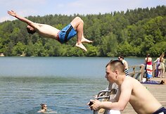 Šilta vasaros pradžia vilniečių į paplūdimius dar neišviliojo