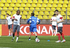 &Scaron;veicarijos rinktinės treniruotė