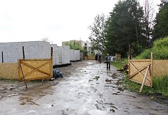 Namas Palangos Ajerų gatvės viduryje