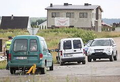 Vilniaus rajone susidūrė trys automobiliai