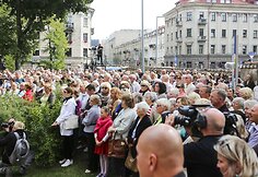 &Scaron;v. Jokūbo festivalio atidarymo metu sostinėje pirmą kartą suskambėjo miesto karilionas