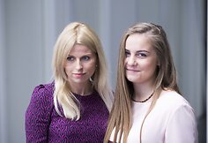 Rūta Mikelkevičiūtė-Remeikienė ir Ieva Krivickaitė