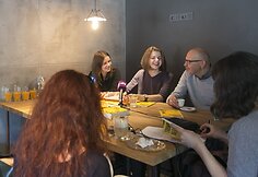 Vilniaus tarptautinio trumpųjų filmų festivalio spaudos konferencija.
