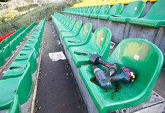 Tribūna, kurioje renkasi i&scaron;tikimiausi Lietuvos futbolo rinktinės gerbėjai