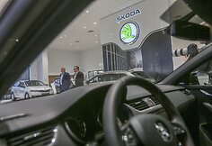 Naujasis &bdquo;&Scaron;koda&ldquo; automobilių pardavimo salonas