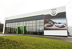 Naujasis &bdquo;&Scaron;koda&ldquo; automobilių pardavimo salonas