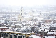 Vilniečiai pro langą i&scaron;vydo pirmąsias snaiges